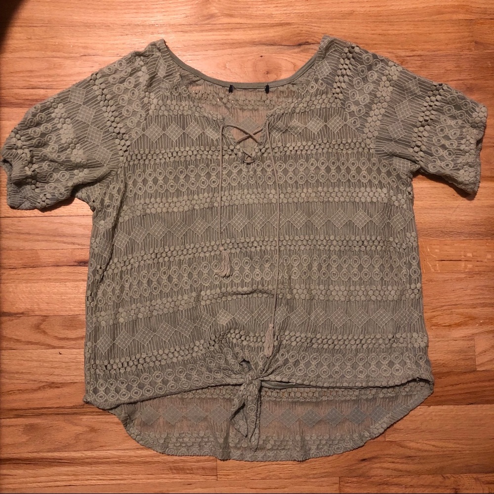 Lace-up Top
